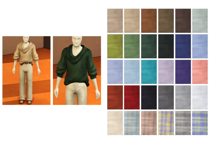 Mellow V - Gène Sweater & with Pants Set (Masculine)
