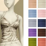Silky & Pattern - Gloria Halterneck Top