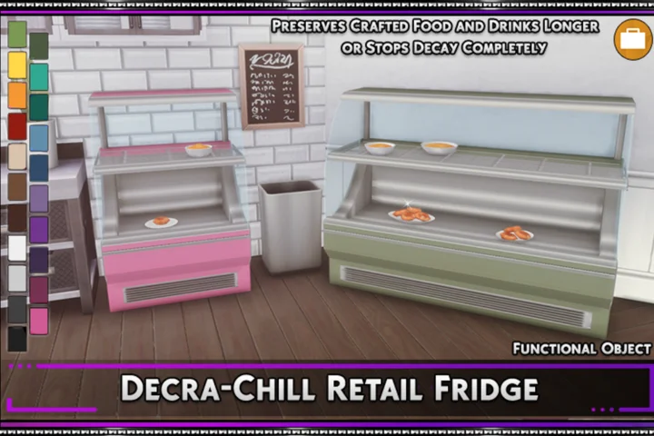 Decra-Chill Retail Fridge (Color)