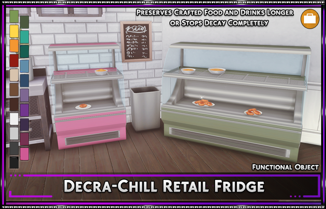Decra-Chill Retail Fridge (Color)
