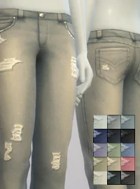 Distressed Jeans Edit for Male