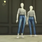 Basic Set 2021 - V-shape T-Shirt & Basic Jeans III