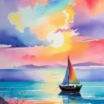 Colorful landscape