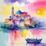 Colorful landscape