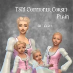 TSM Commoner Corset Dress Plain