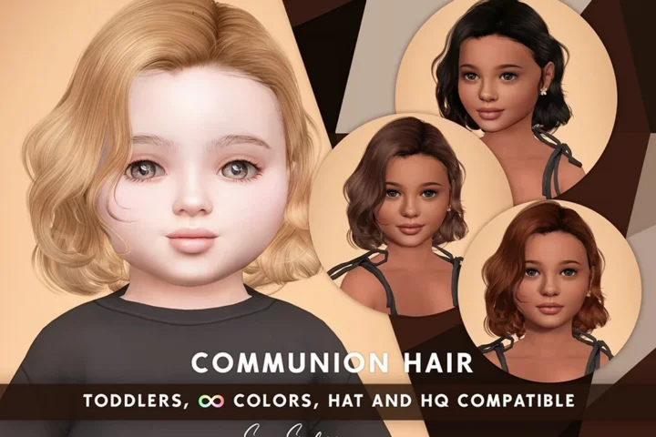 SONYASIMS COMMUNION HAIR TODDLERS