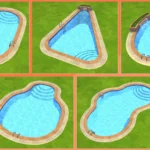 Cool Pools CC Set V1.1 - Round & Custom Designed Pools
