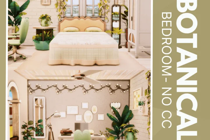 Botanical Bedroom - no CC