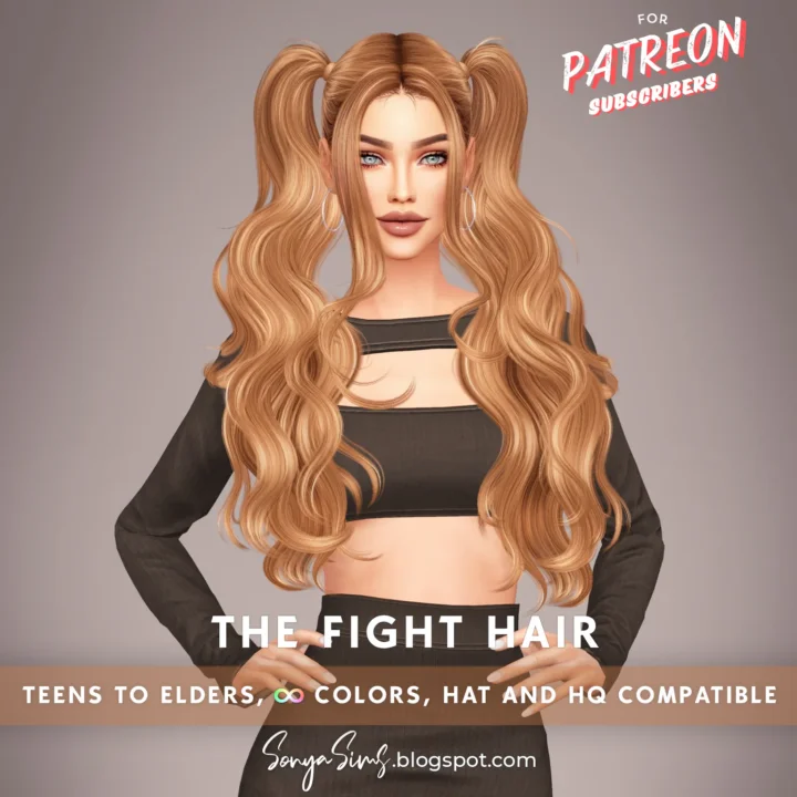 SONYASIMS - The Fight Hair (ACCESSORY BANGS)