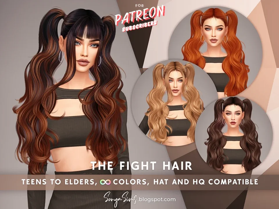 SONYASIMS - The Fight Hair
