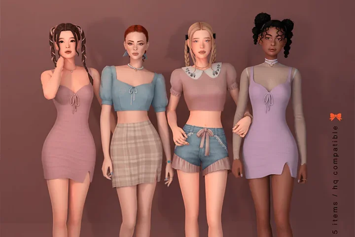 [Coquette Collection] - Puff Sleeve Top