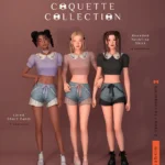 [Coquette Collection] - Laced Short Pants