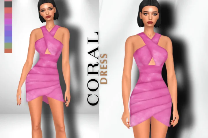 CORAL DRESS