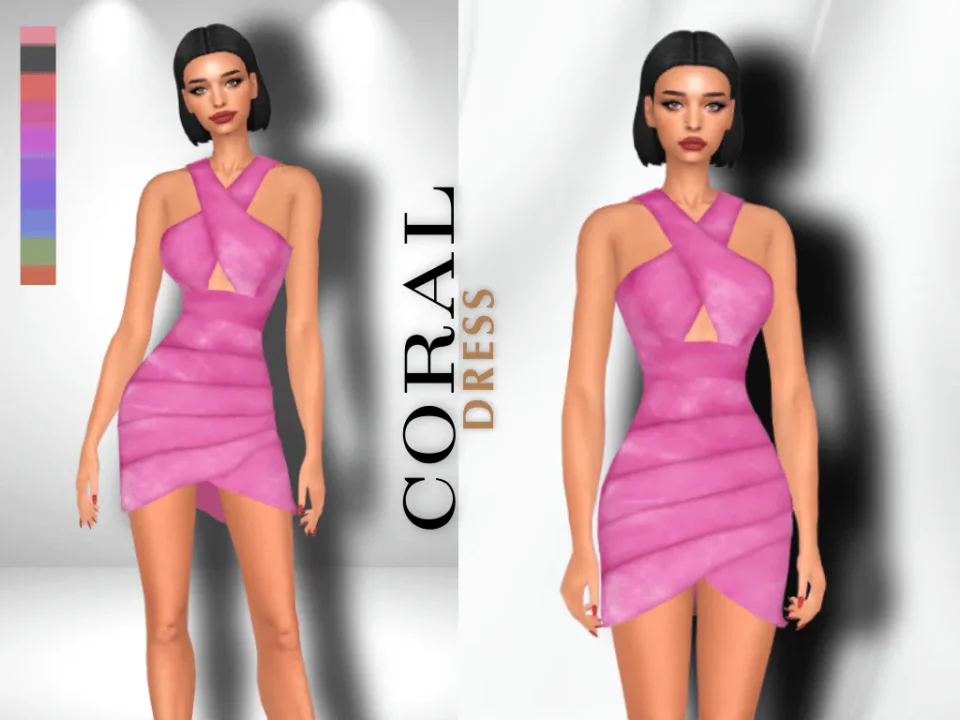 CORAL DRESS