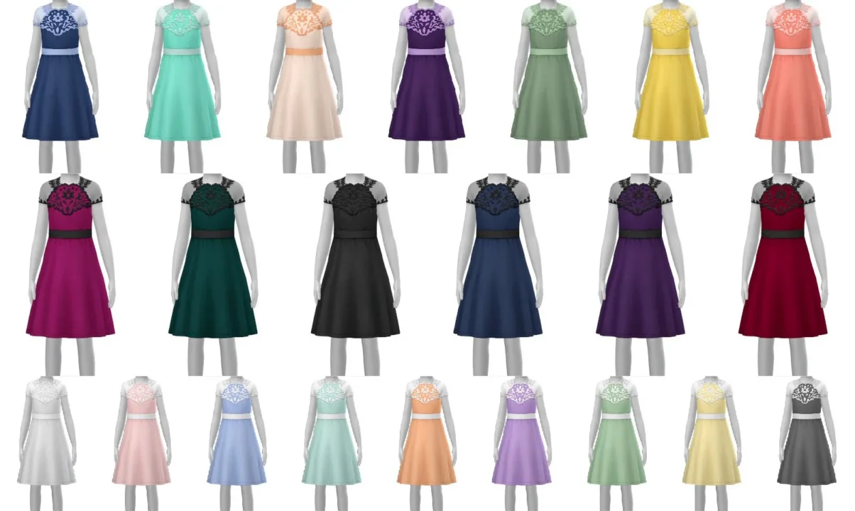 CORALINE - kids dress