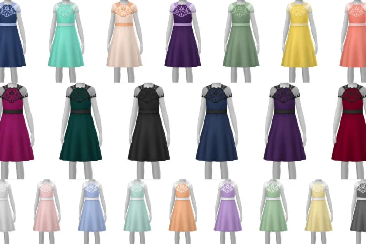 CORALINE - kids dress