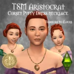 TSM Aristocrat Corset Puffy Dress Necklace