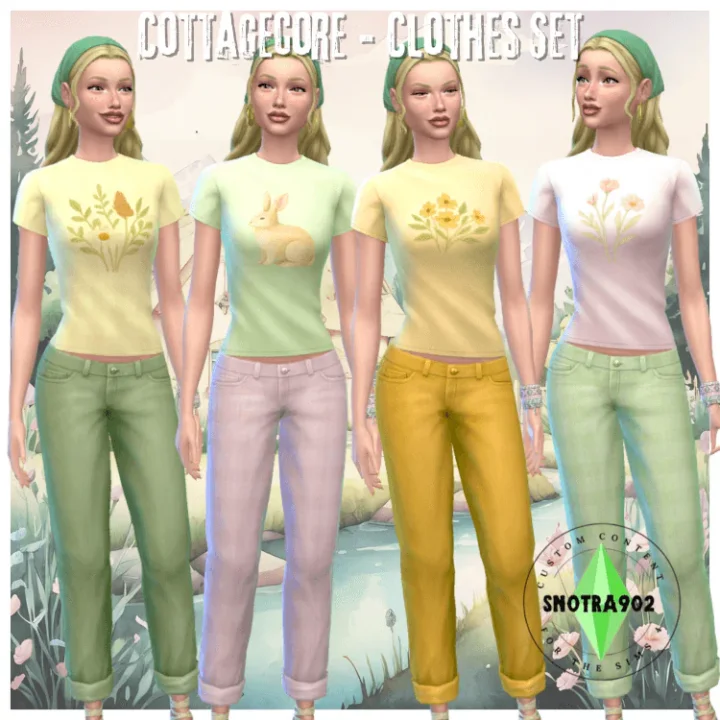 Cottagecore - Clothes Set