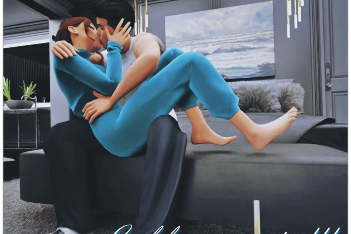 Couch kissing animation