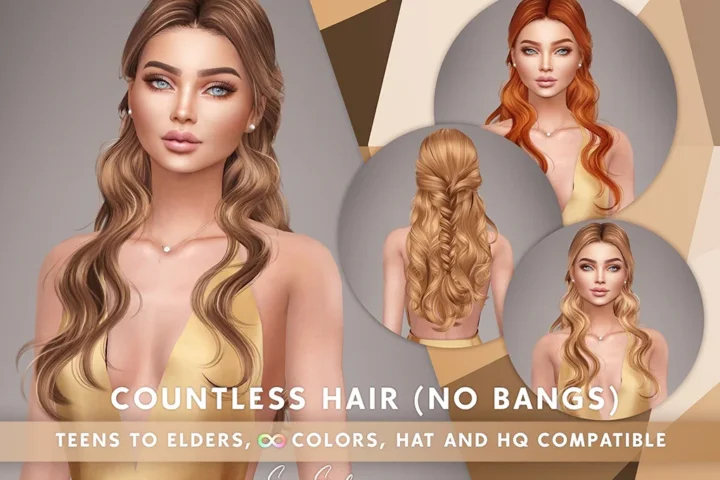SONYASIMS - Countless Hair (No Bangs)