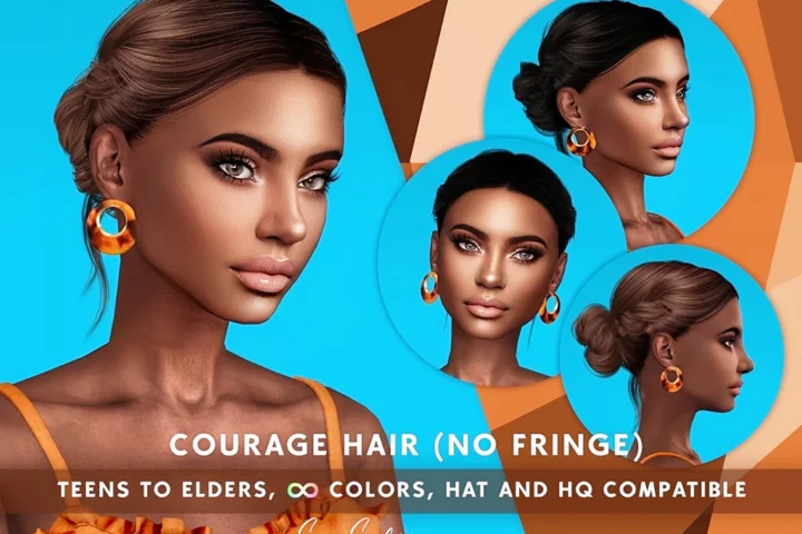 SONYASIMS - COURAGE HAIR (NO FRINGE - BANGS)