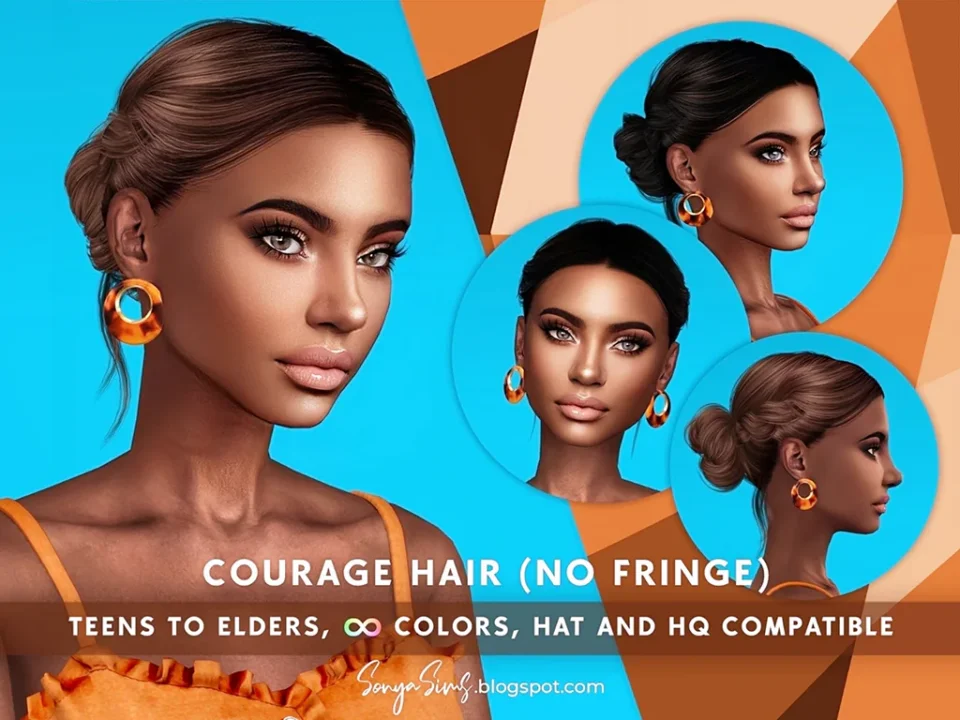 SONYASIMS - COURAGE HAIR (NO FRINGE - BANGS)