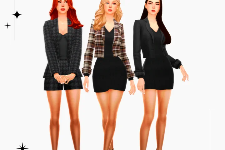 Woman Suit Dress - Cris - Version 4
