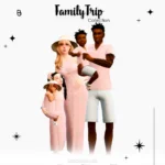 Child Girl Dress - Family Trip Outfits - 3 versions