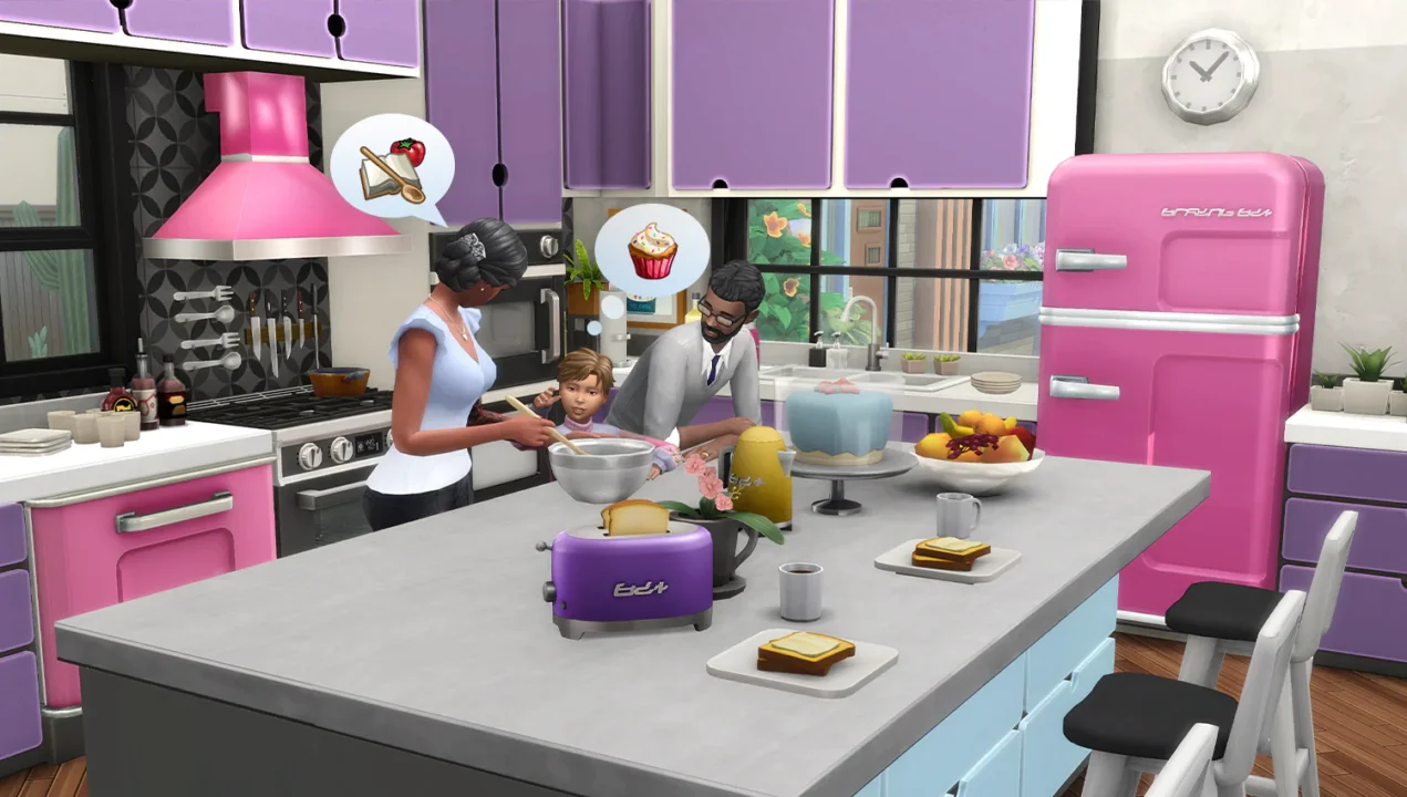 Spring-Six Kitchen CC Pack