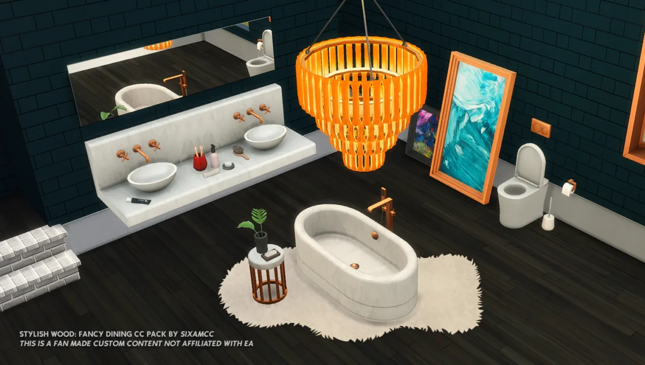 Luxury Bathroom CC Pack