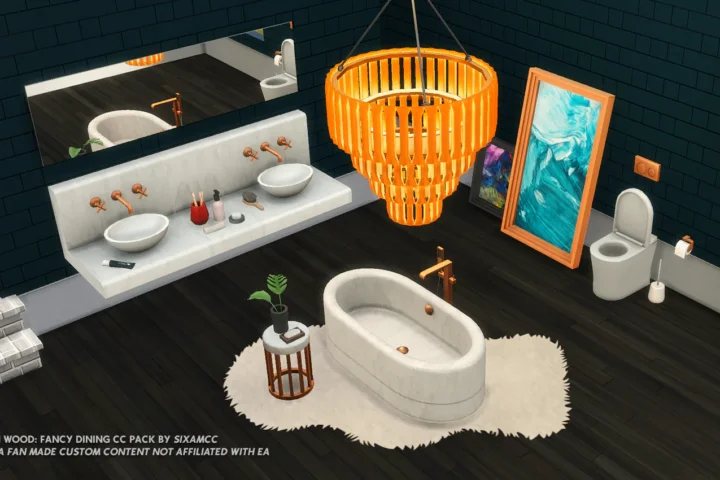 Luxury Bathroom CC Pack