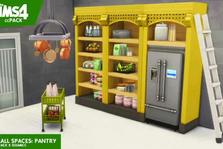 Small Spaces: Pantry Room CC Pack