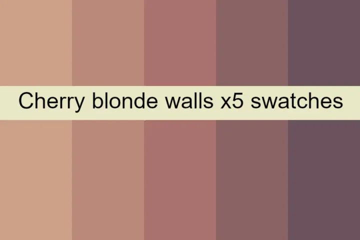 Cherry blonde - wall set
