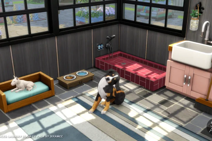 Small Spaces: Laundry Room CC Pack