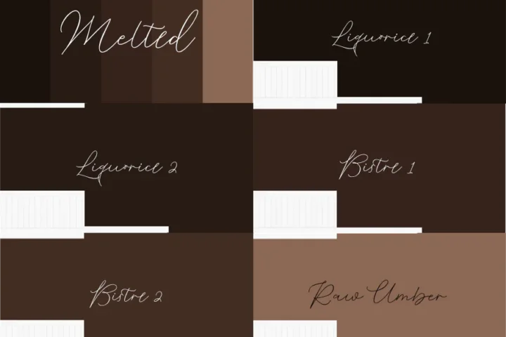 Coolors Custom Palette Wallpapers – Melted