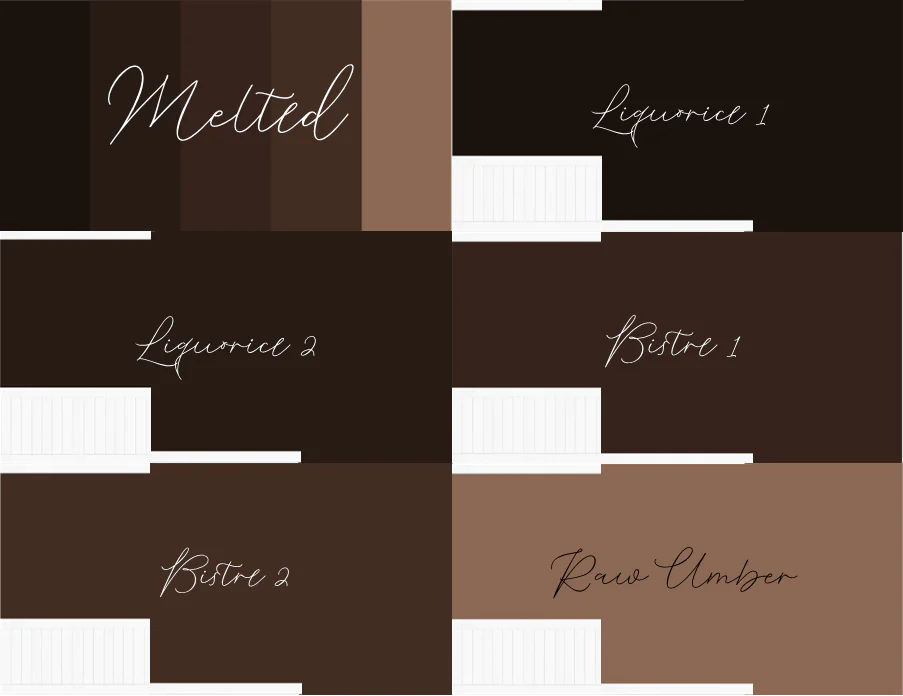Coolors Custom Palette Wallpapers – Melted