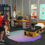 Modern Teen Bedroom CC Pack
