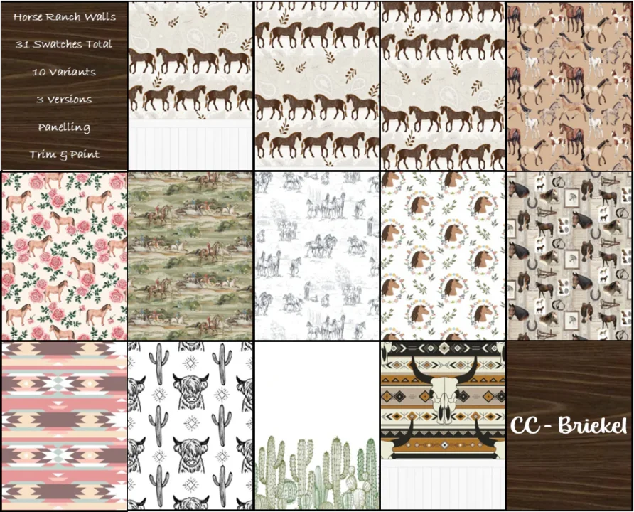 BGC Horse Ranch Wallpaper