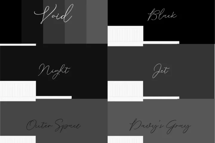 Coolors Custom Palette Wallpapers – Void