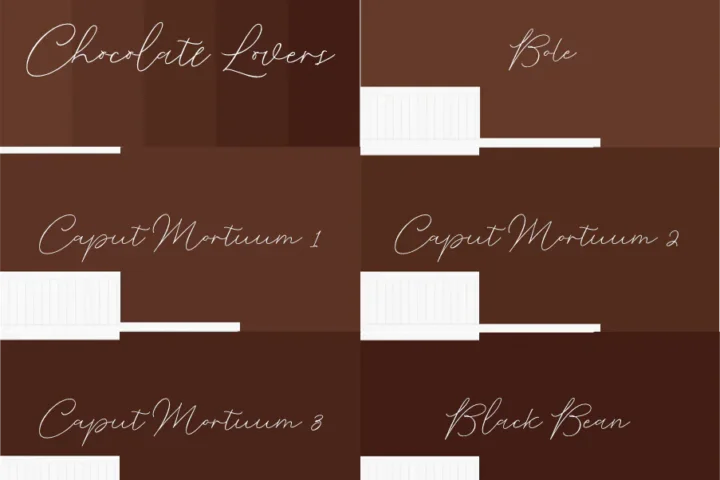 Coolors Custom Palette Wallpapers – Chocolate Lovers