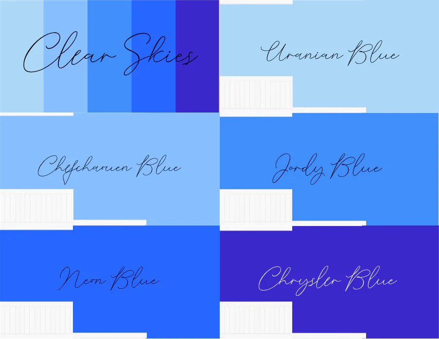 Custom Coolors Clear Skies Wallpaper