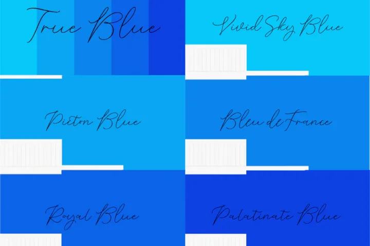 Coolors Custom Palette Wallpapers – True Blues