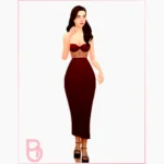 Woman Dress - Bustier - Version 6