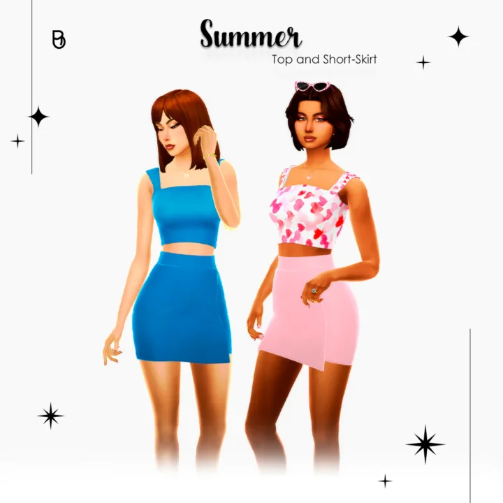 Summer Skirt-Short and Top
