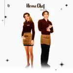 Woman Chef Uniform - Long Sleeves - Version 3