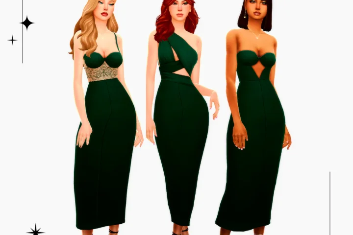 Woman Dress - Bustier - Version 1