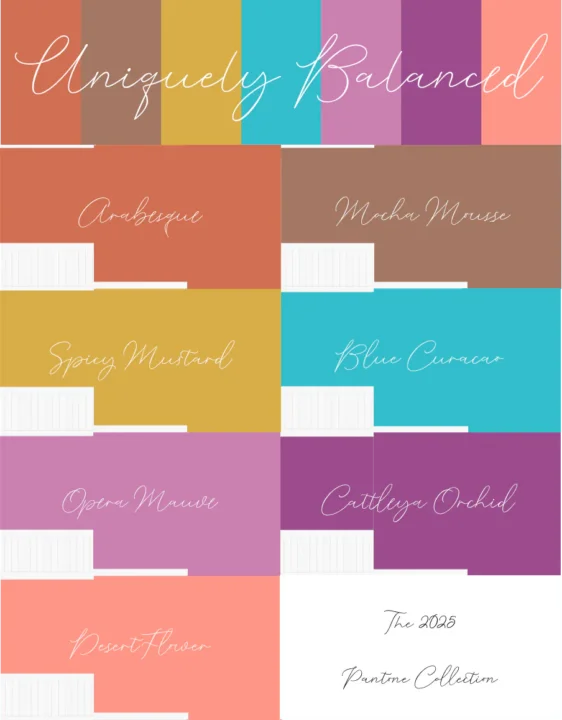 Pantone Paints 2025 Colour of the Year - Uniquely Balanced Wallpapers