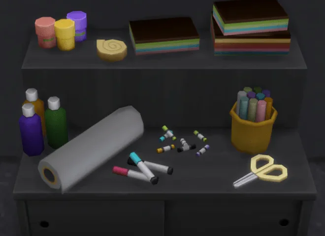 Cranimals Activity Table Clutter