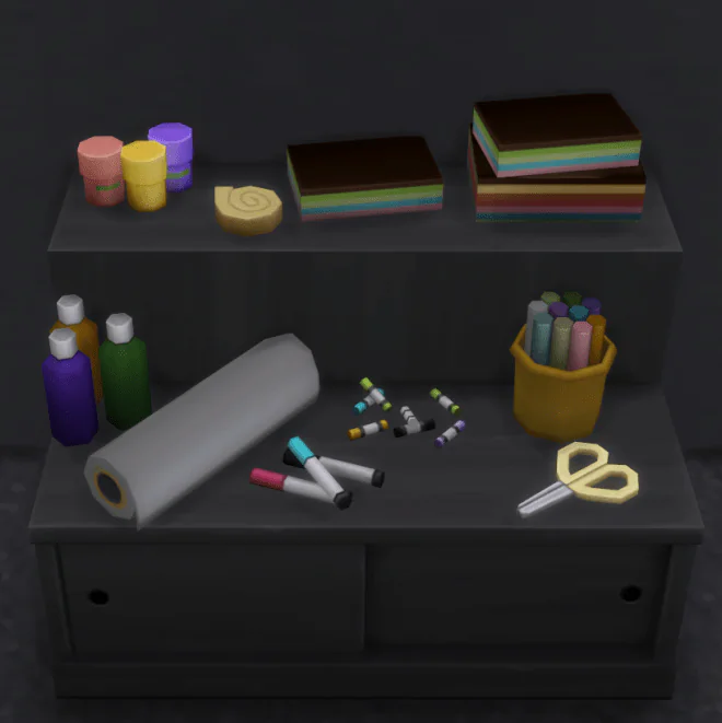 Cranimals Activity Table Clutter