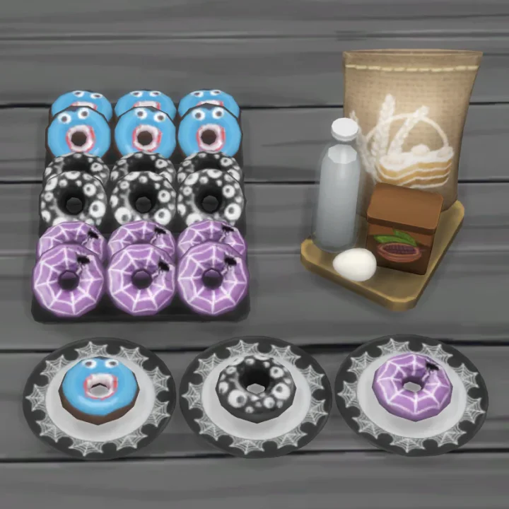 Spooky Creepy Doughnuts Recipe